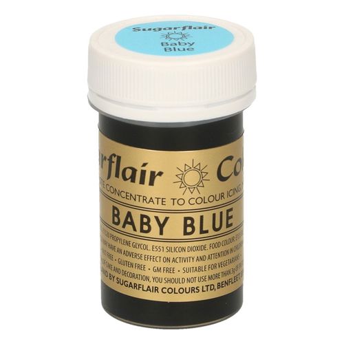 Sugarflair Pastenfarbe Baby Blue / Babyblau