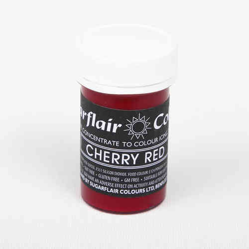 Sugarflair Pastenfarbe Pastel Cherry Red / Kirschrot