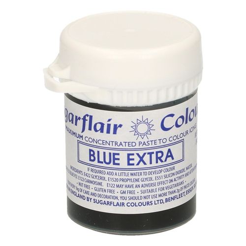 Sugarflair Pastenfarbe Blue / Blau Extra