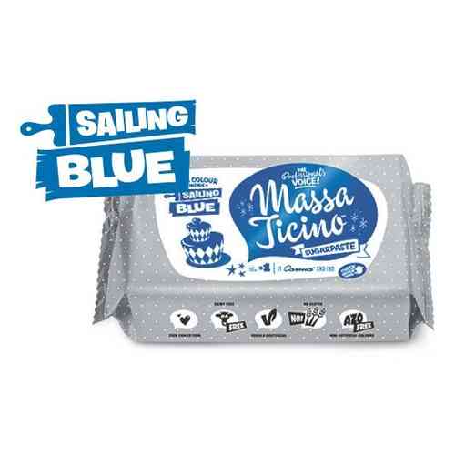 Rollfondant blau 250g - Massa Ticino Tropic