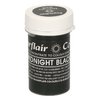 Sugarflair Pastenfarbe Pastel Schwarz / Midnight Black