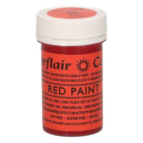 Sugarflair Malfarbe / Edible Paints Red / Rot