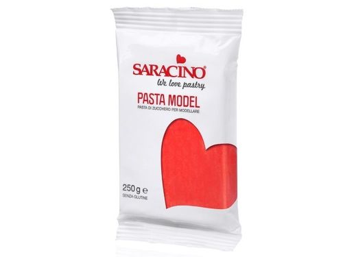 Saracino Modellierpaste rot / red 250g