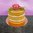 Mirror Cake Card / Board Muschel rosegold 20,3 cm 3-er Set