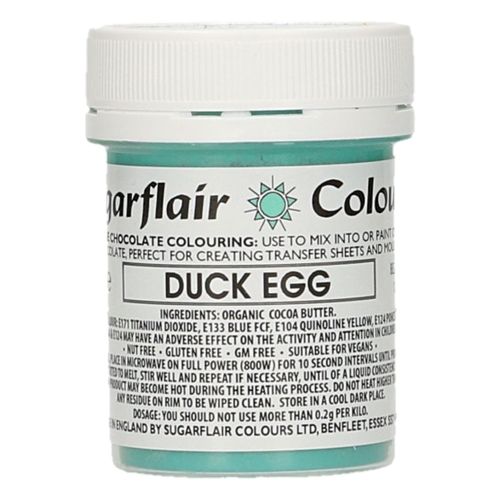 Sugarflair Schokoladenfarbe Duck Egg 35g