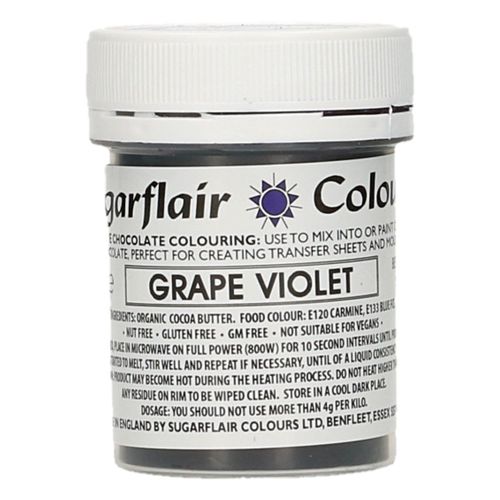Sugarflair Schokoladenfarbe Grape Violet 35g