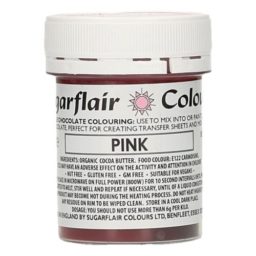 Sugarflair Schokoladenfarbe Pink 35g
