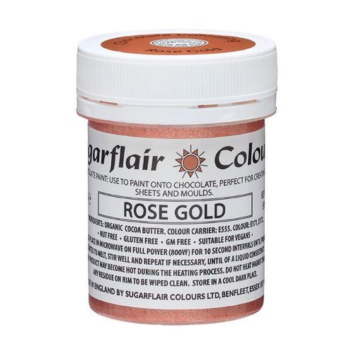 Sugarflair Schokoladenfarbe Malfarbe Rose Gold 35g