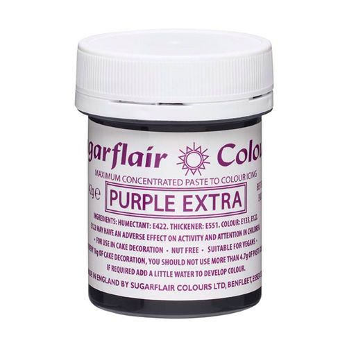 Sugarflair Pastenfarbe Purple / Violett Extra