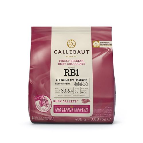 Schokolade Callets Ruby 400g von Callebaut