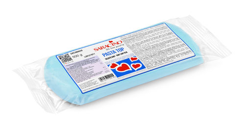 Saracino Rollfondant Pasta Top babyblau / baby blue 500g